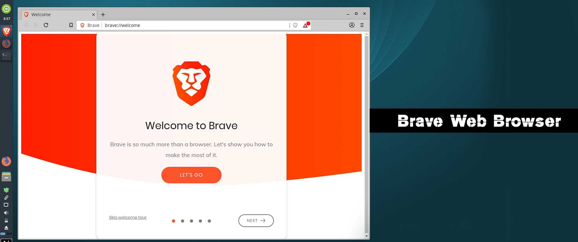 i want the brave web browser